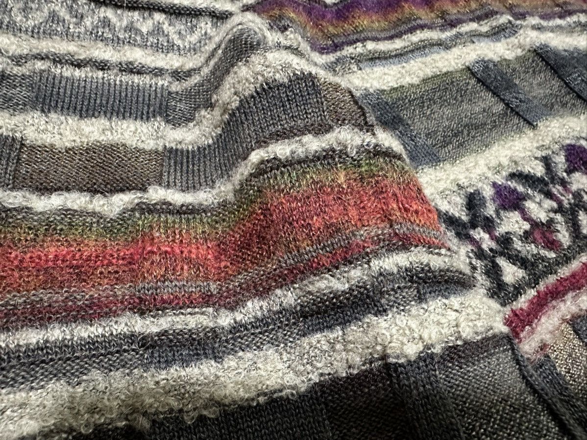 Japanese Brand 🔥Rare Vintage M.&Kyoko Fair Isle Knit Sweater Turtleneck Size US S / EU 44-46 / 1 - 10 Thumbnail