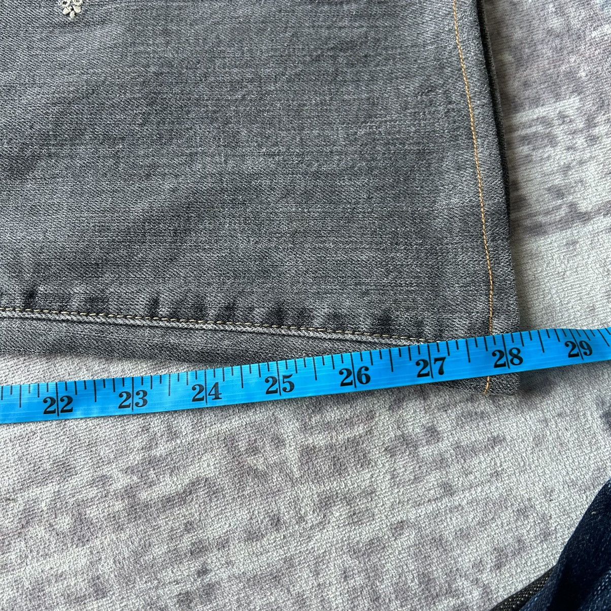 Japanese Brand Y2k Embroidery Flower Flared Jeans Size US 30 / EU 46 - 17 Thumbnail
