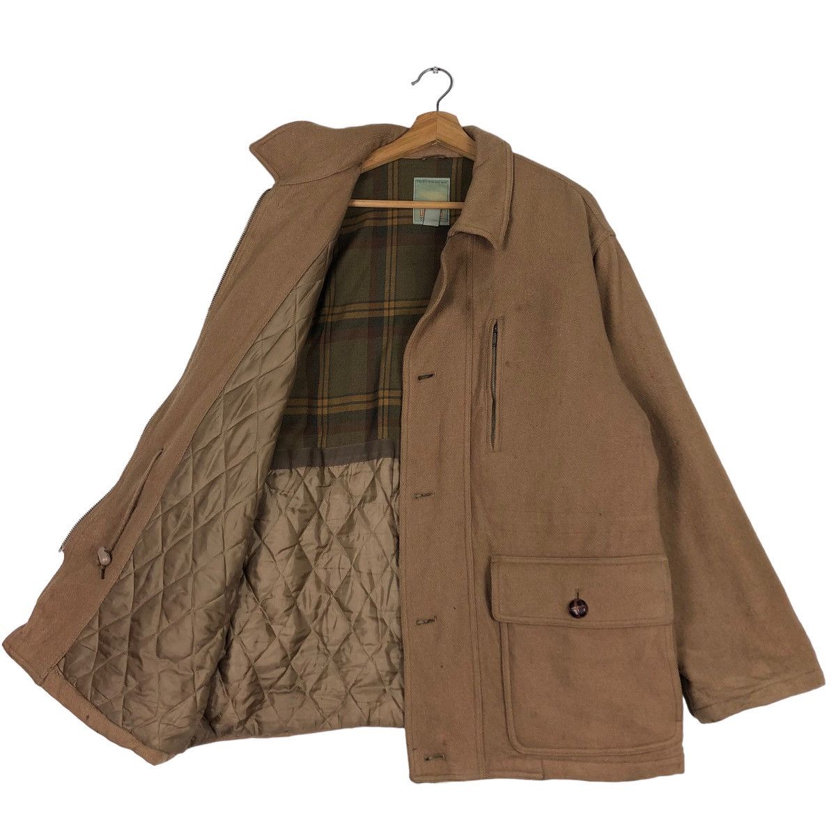 Japanese Brand 🔥Vtg Wool Jacket Tartan Lining Uniqlo Japan Issey Miyake Size US M / EU 48-50 / 2 - 9 Thumbnail