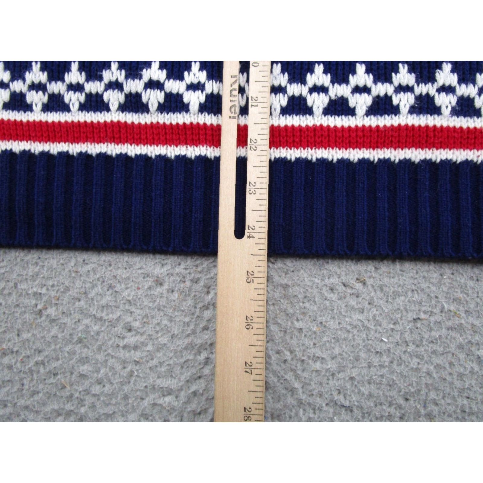 JCPenney VINTAGE JCPenney Womens Sweater Size L Geometric Holiday Christmas Retro Grandma Size L / US 10 / IT 46 - 6 Thumbnail