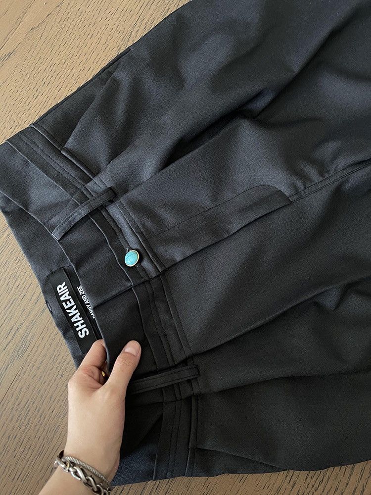 Japanese Brand × Vintage Cleanfit retro fashion pleated baggy pants Size US 34 / EU 50 - 7 Thumbnail