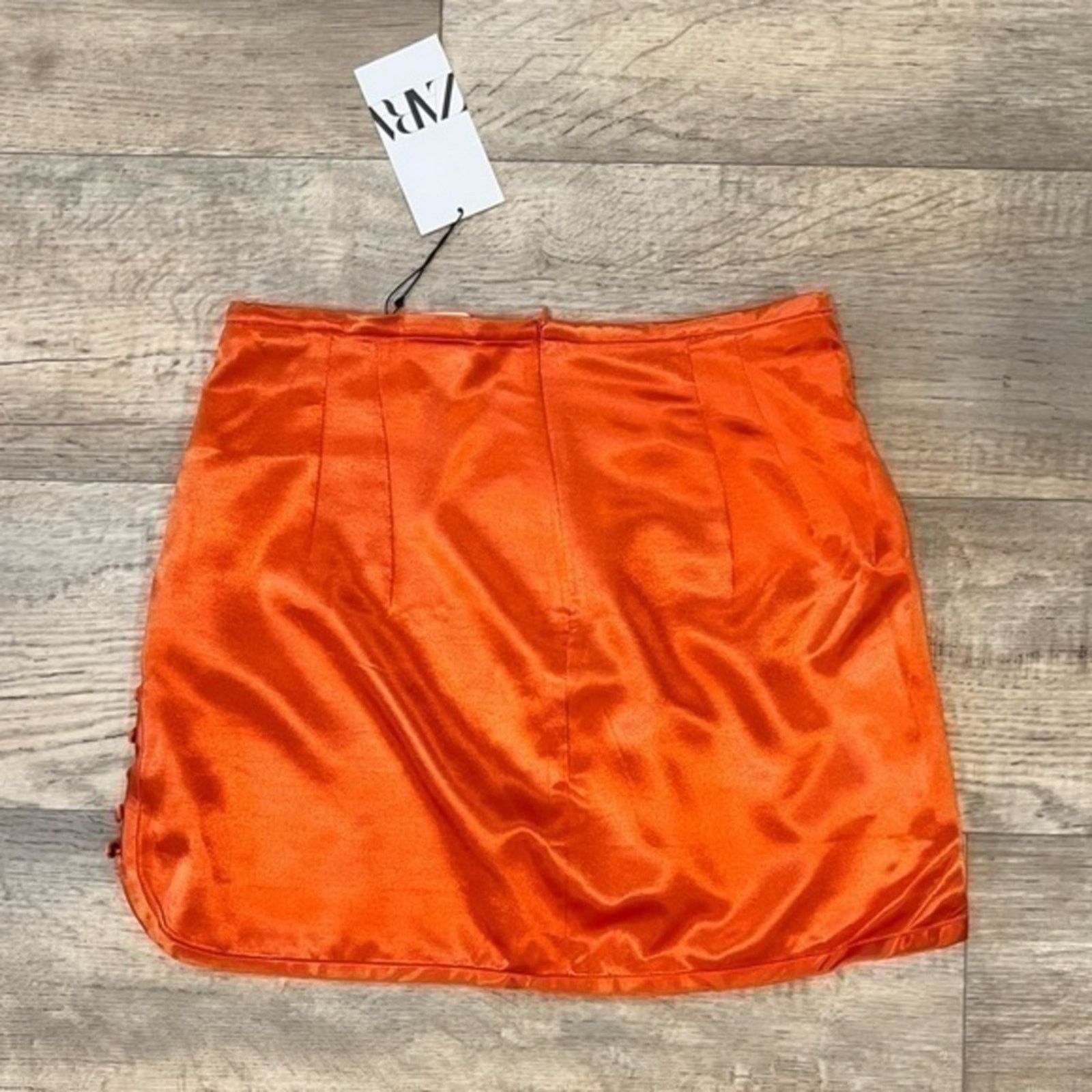 Zara ZARA High-Waisted Mini Skirt NWT Size 28" / US 6 / IT 42 - 14 Thumbnail