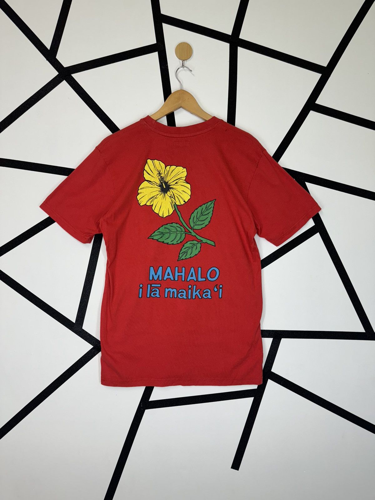Vintage Chinatown Market MAHALO HIBISCUS YELLOW Tee Size US M / EU 48-50 / 2 - 1 Thumbnail