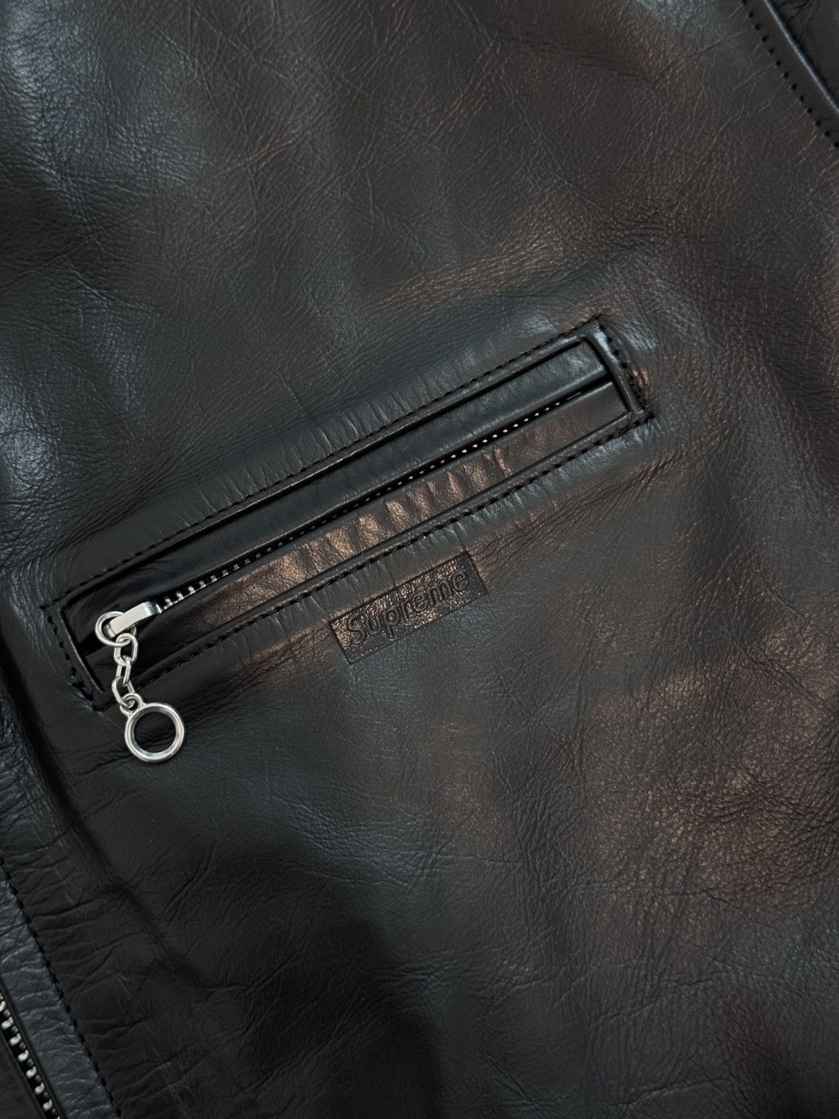 Supreme × Yohji Yamamoto Supreme Y’s By Yohji Yamamoto Leather Jacket Size US M / EU 48-50 / 2 - 5 Thumbnail