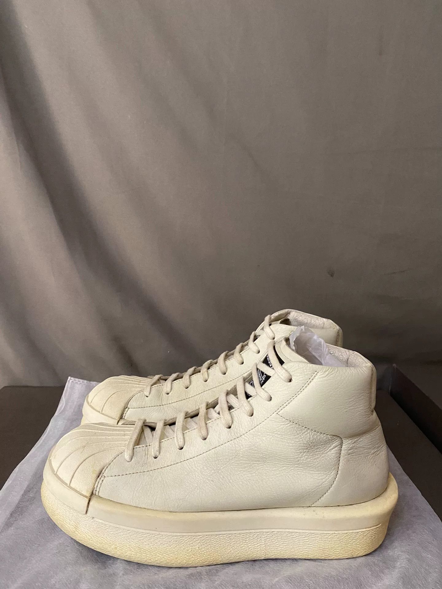 Rick Owens rick owens adidas shell toe sneakers size 40.5 Size US 8.5 / EU 41-42 - 1 Thumbnail