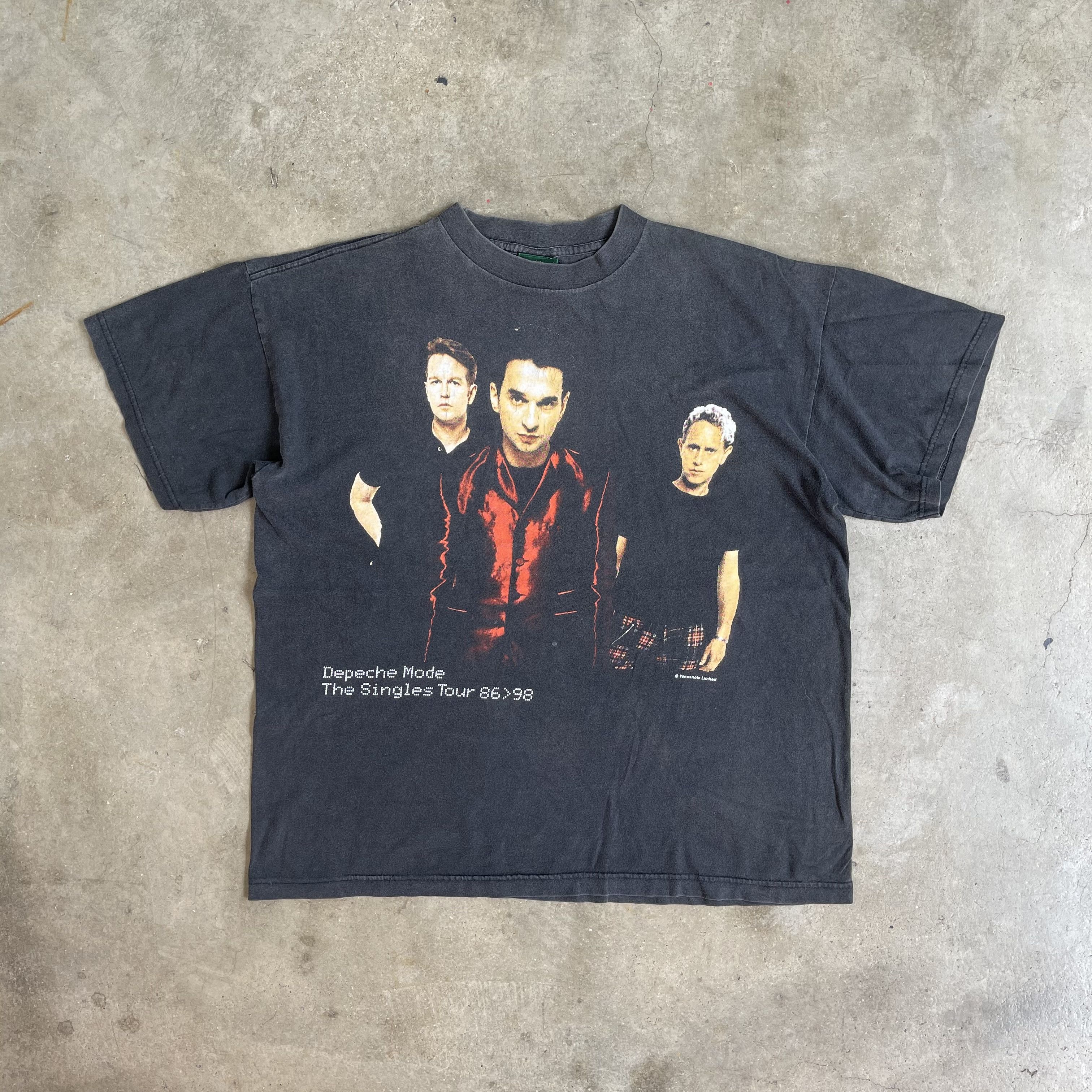 Band Tees Vintage 90s Depeche Mode Concert T-shirt The Single Tour Size US L / EU 52-54 / 3 - 1 Thumbnail