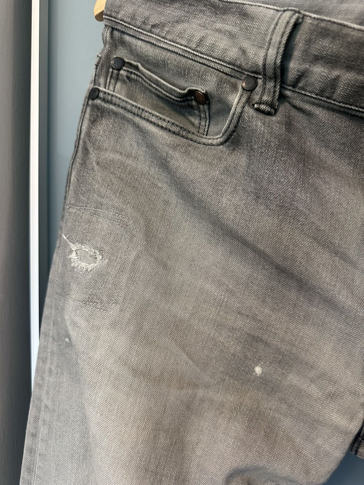 John Elliott Cast 2 Scarab Washed Gray Size US 31 - 6 Thumbnail
