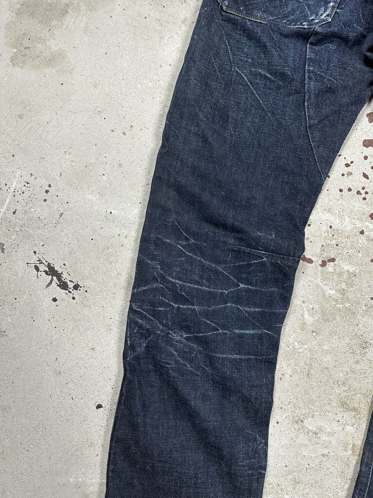 G-Star × Japanese Brand × Vintage Vintage Y2K G Star Raw 3301 Distressed Double Knee Denim Size US 34 / EU 50 - 13 Thumbnail