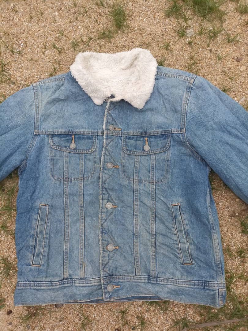 GU GU Sherpa Denim Jacket Button Size US L / EU 52-54 / 3 - 5 Thumbnail