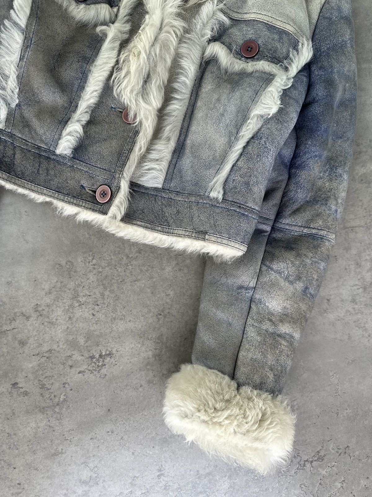 Japanese Brand Vintage Sheepskin Jacket Size M / US 6-8 / IT 42-44 - 6 Thumbnail