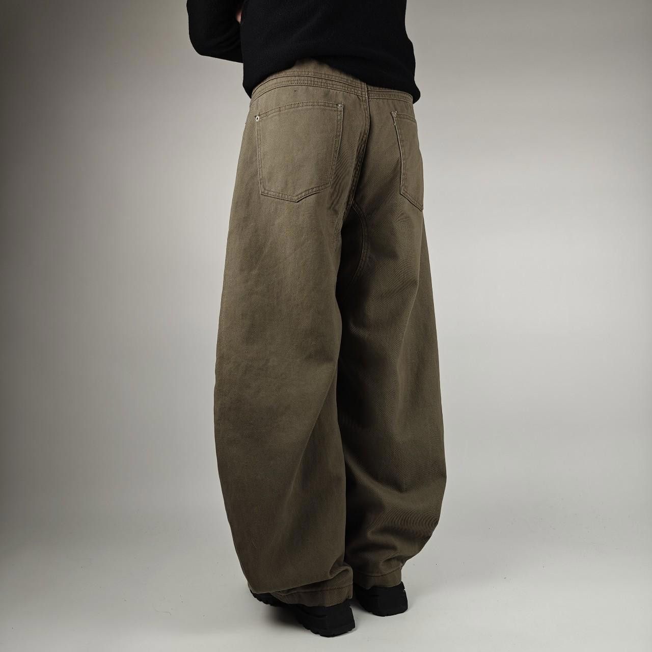 Other Khaki Darted Wide Leg Jeans Size US 32 / EU 48 - 5 Thumbnail
