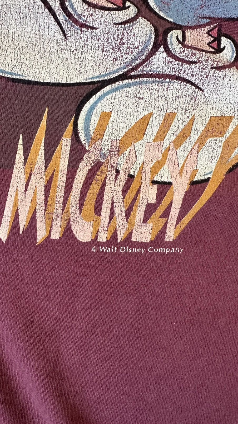 Mickey Mouse VINTAGE GEMS HOLLEYWOOD MICKEY MOUSE WELL FADED TEE Size US L / EU 52-54 / 3 - 3 Thumbnail