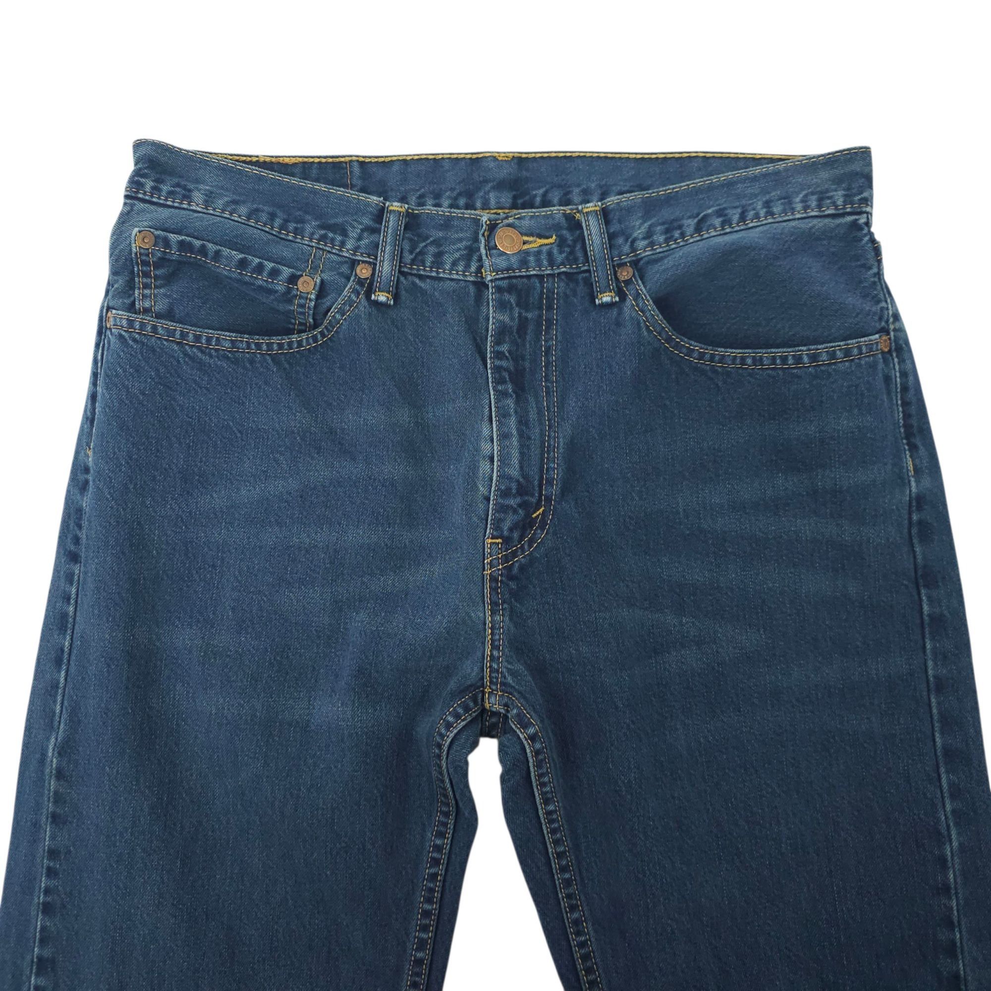 Levi's Levis 505 Straight Leg Jeans Mens 34x34 Regular Fit Size US 34 / EU 50 - 9 Thumbnail