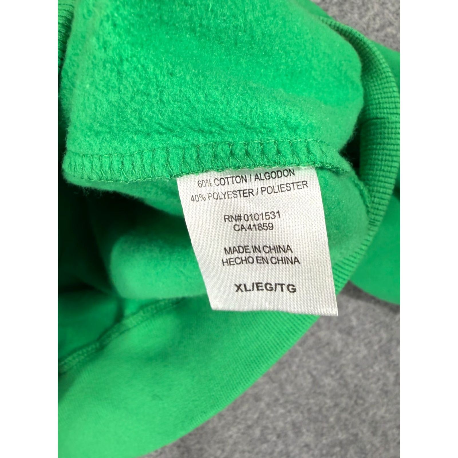 Esprit Sprite Sweatshirt Womens XL Green Fleece Oversized Crew Neck Pullover Logo Shirt Women's XL Green Fleece Logo Pullover Sweatshirt Size XL / US 12-14 / IT 48-50 - 7 Thumbnail