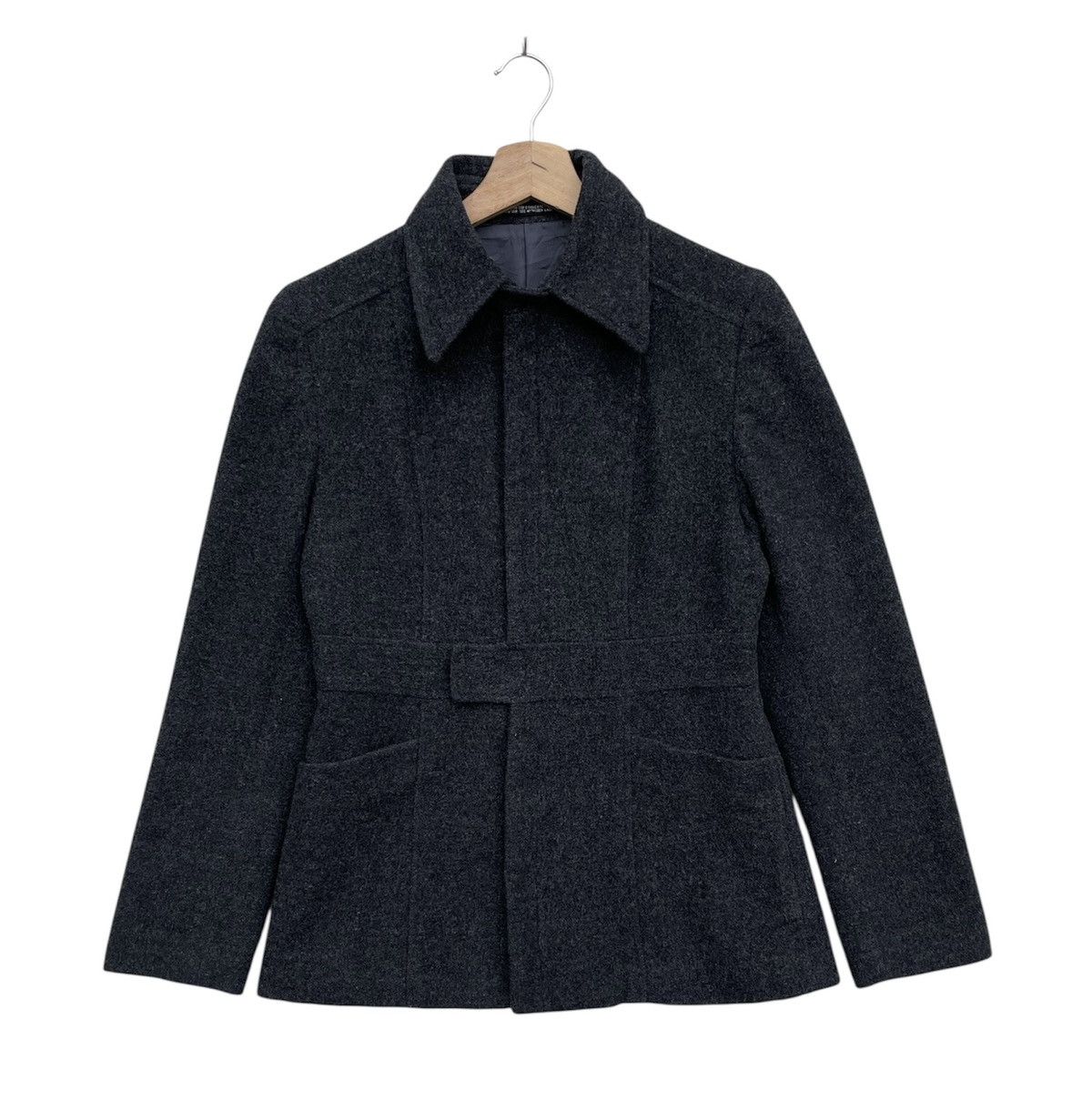 Yohji Yamamoto 🔥Accept Binding🔥 INED By Yohji Yamamoto By Peacoat With Belt Size S / US 4 / IT 40 - 1 Thumbnail