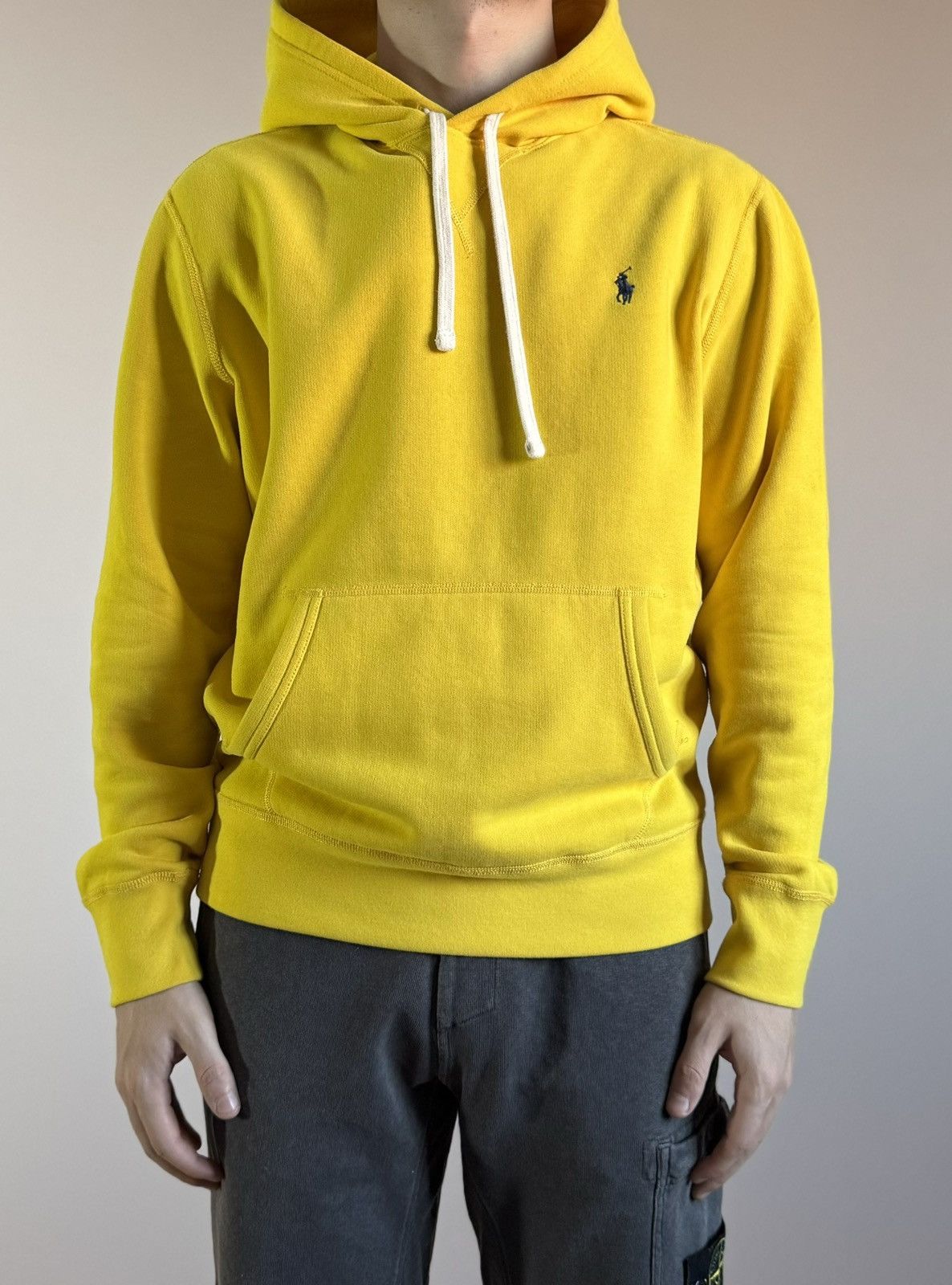 Polo Ralph Lauren Ralph Lauren Basic Logo Yellow Hoodie M Size US M / EU 48-50 / 2 - 6 Thumbnail