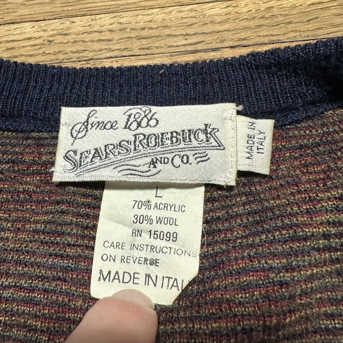 Sears × Vintage Vintage Sears sweater vest Size US L / EU 52-54 / 3 - 4 Thumbnail