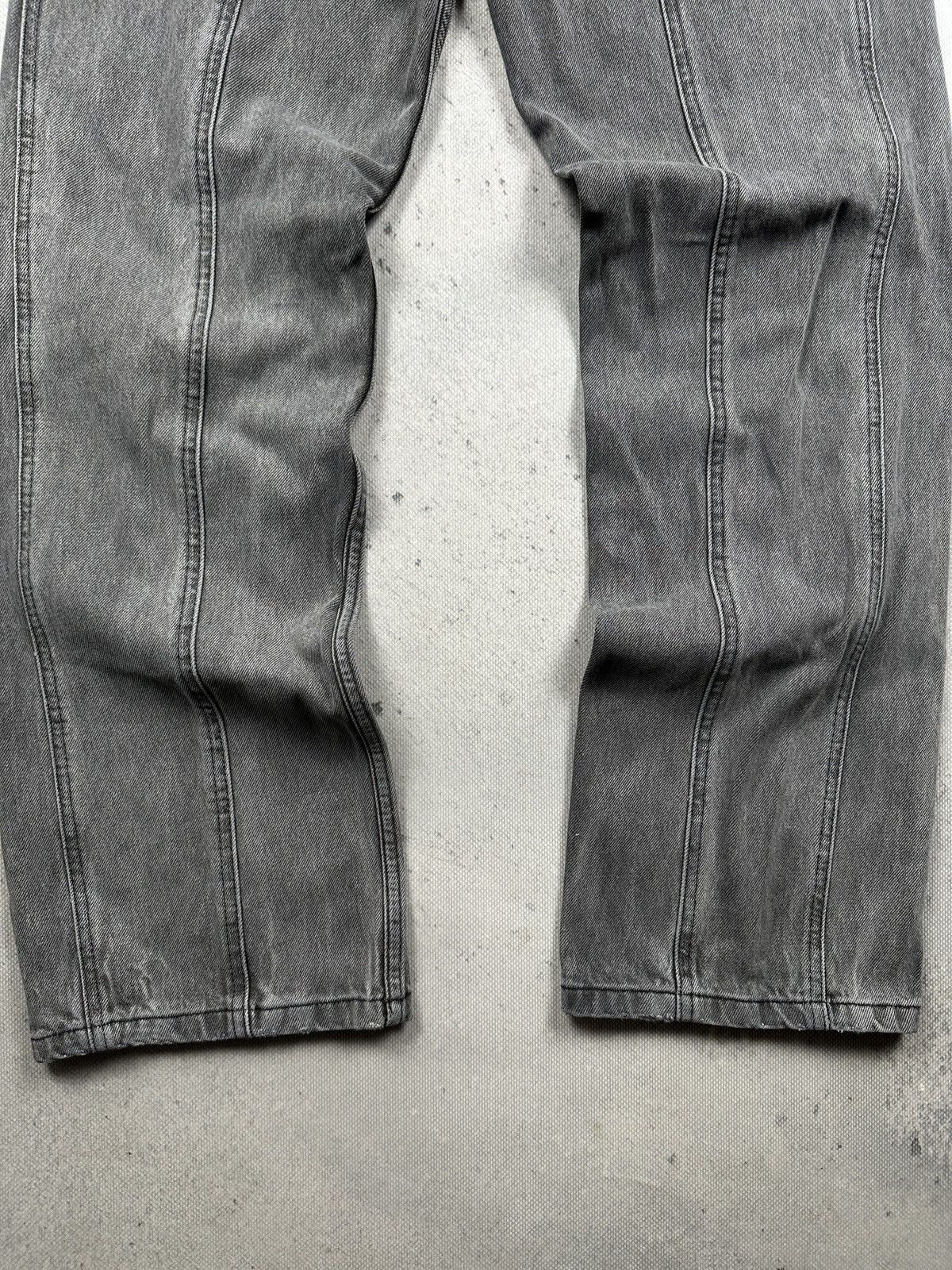 Peso Peso Archive Curved Seam Grey Wash Baggy Jeans Y2K W30 Size US 30 / EU 46 - 6 Thumbnail