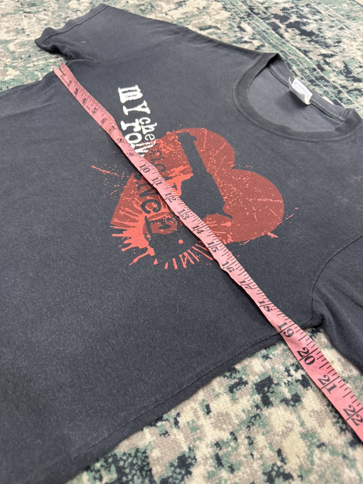 Band Tees VINTAGE Y2K MY CHEMICAL ROMANCE FIRE AT WILL SHIRT Size US M / EU 48-50 / 2 - 4 Thumbnail