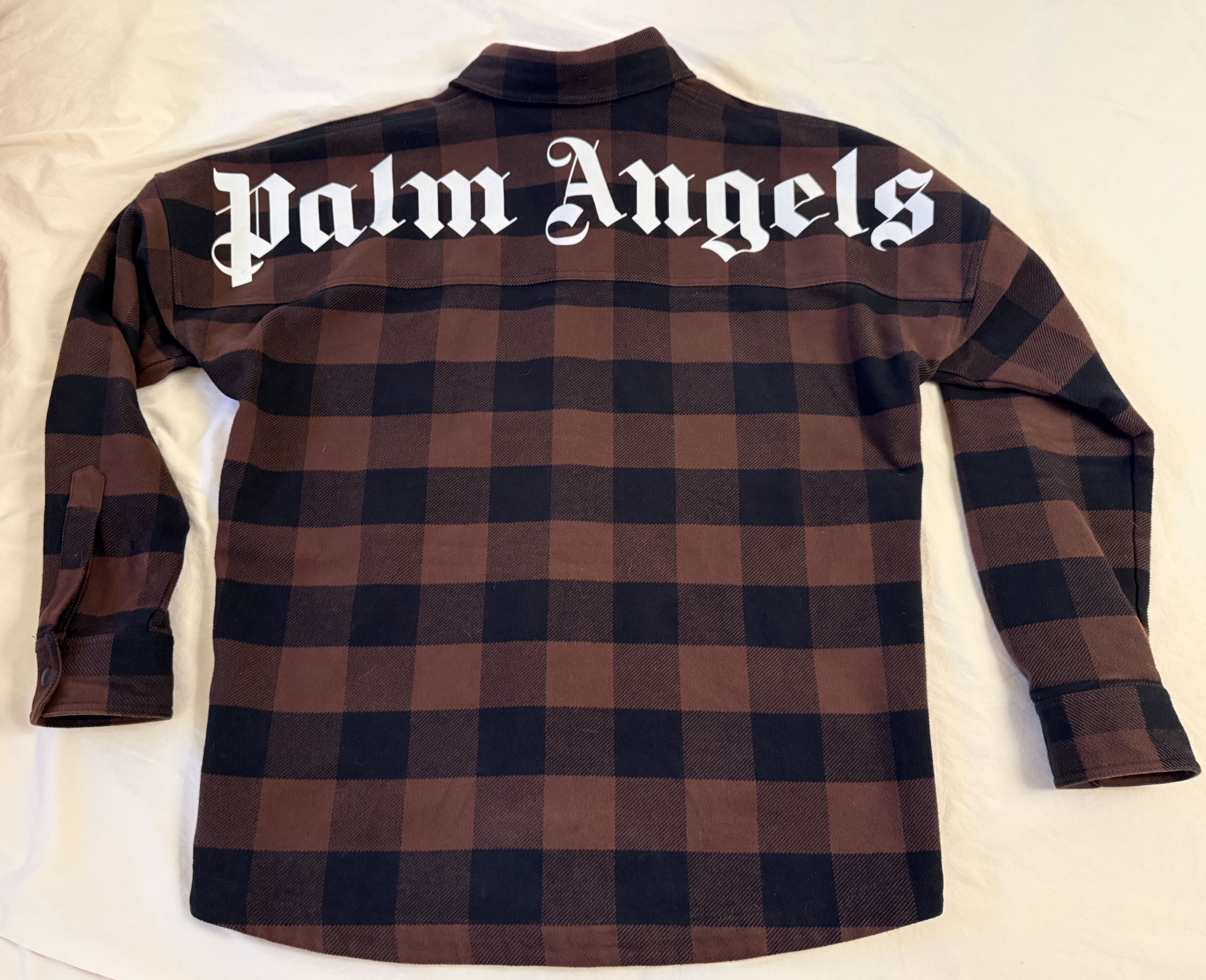 Palm Angels Palm Angels Logo Flannel Size US S / EU 44-46 / 1 - 1 Thumbnail