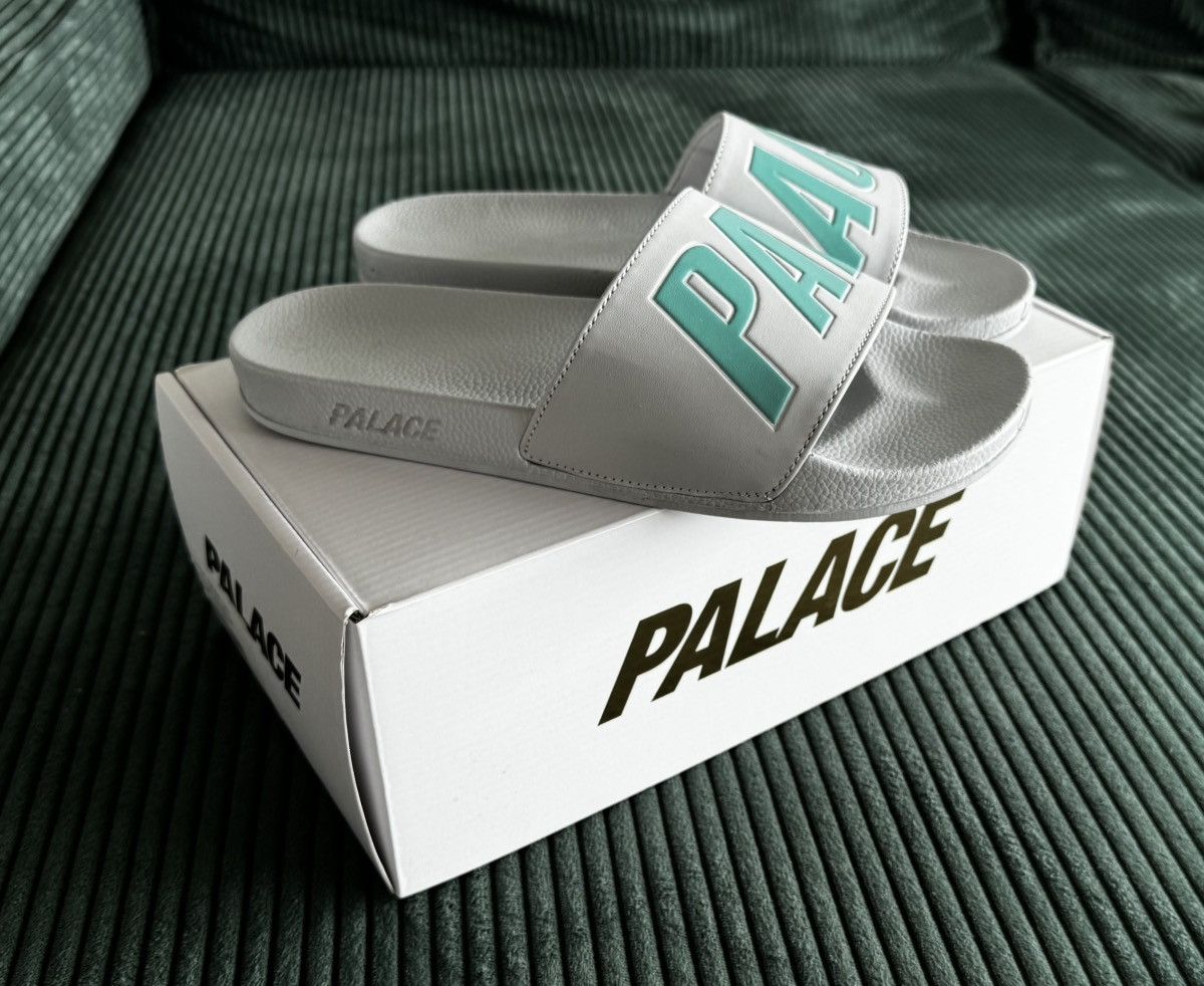 Palace Palace Slider Grey Size US 11 / EU 44 - 3 Thumbnail