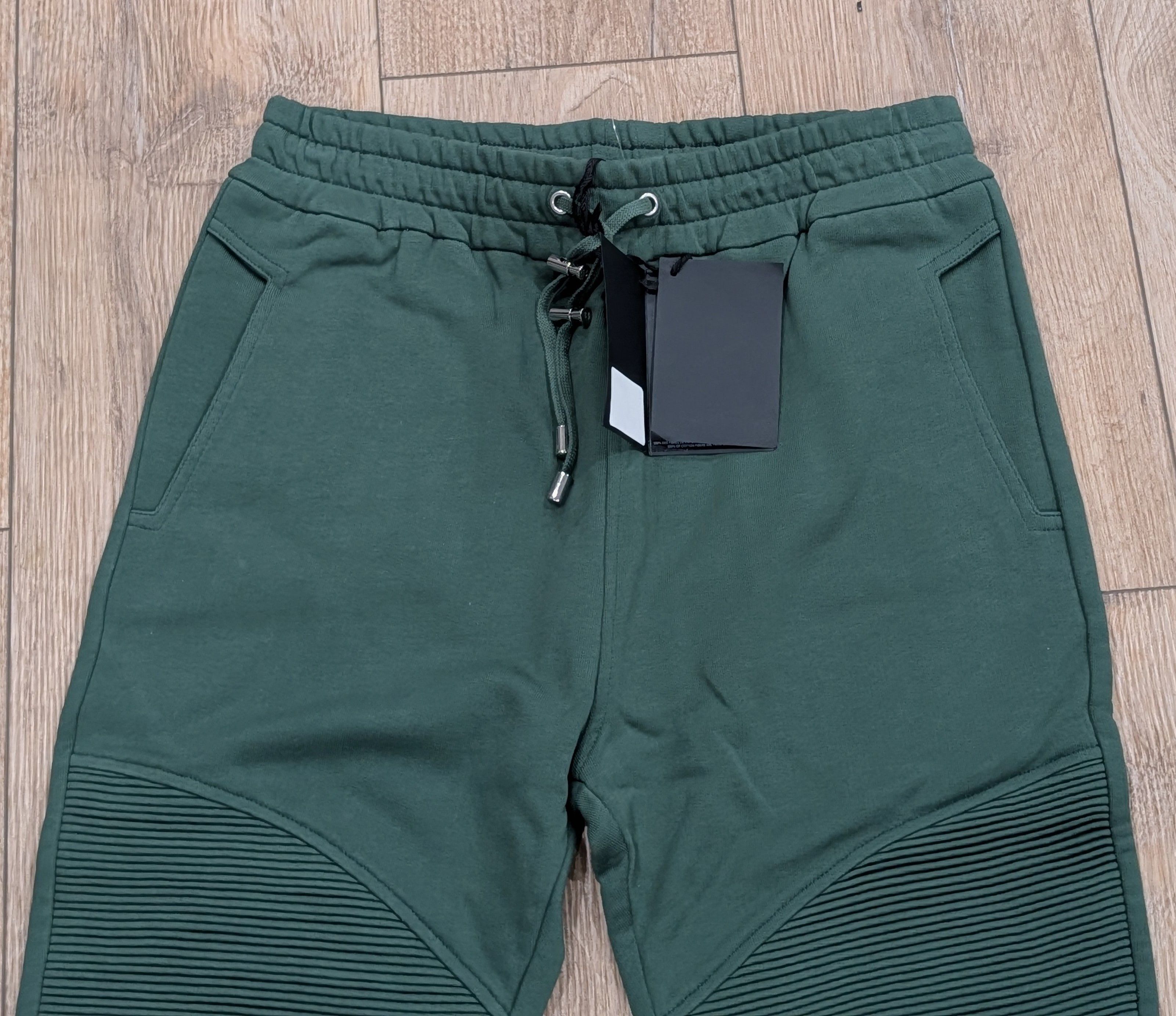 Balmain BALMAIN Flocked Logo Print Jogger Pants Green Small Size US 30 / EU 46 - 2 Thumbnail