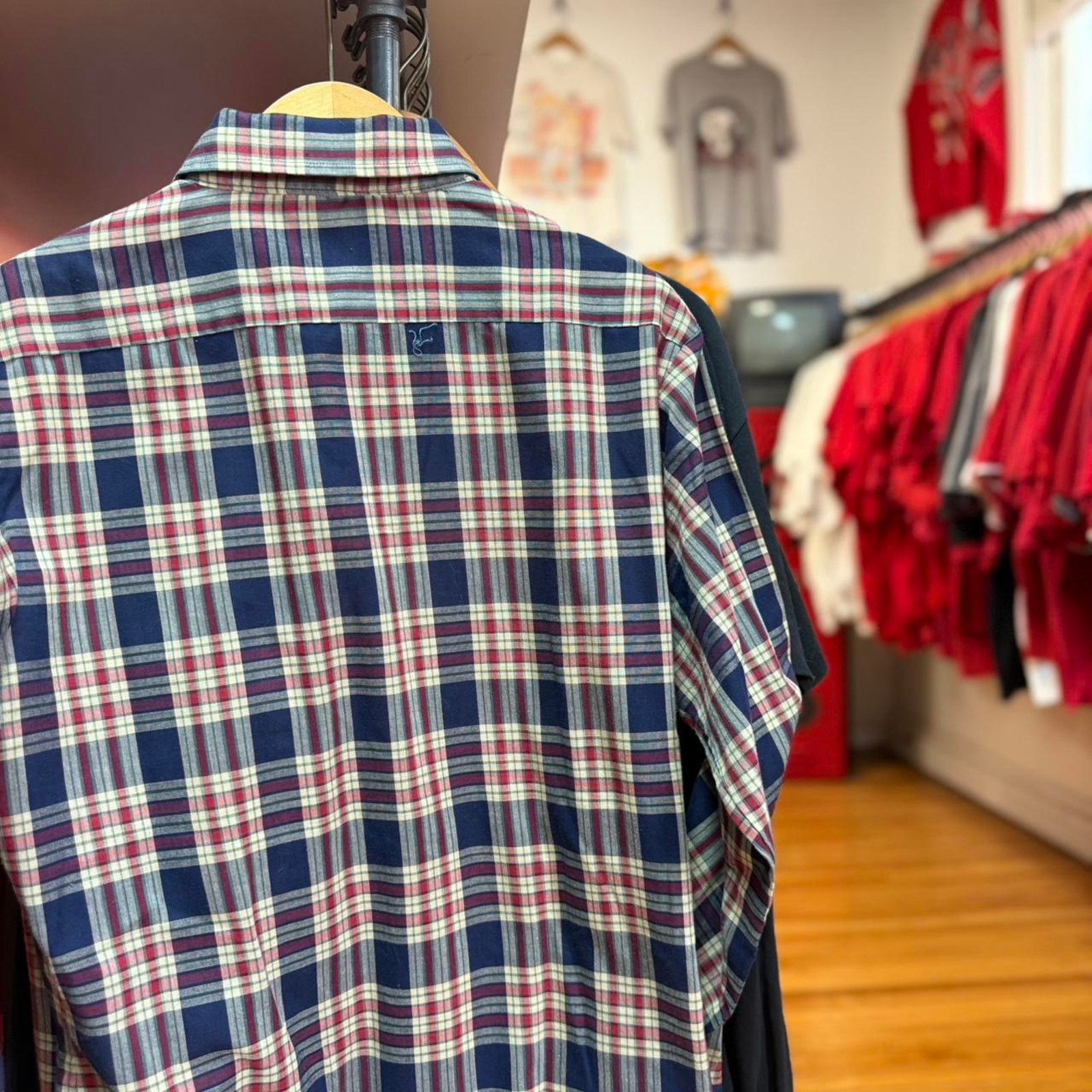 Vintage Vintage 90s Plaid Button Up Shirt Size US M / EU 48-50 / 2 - 2 Thumbnail
