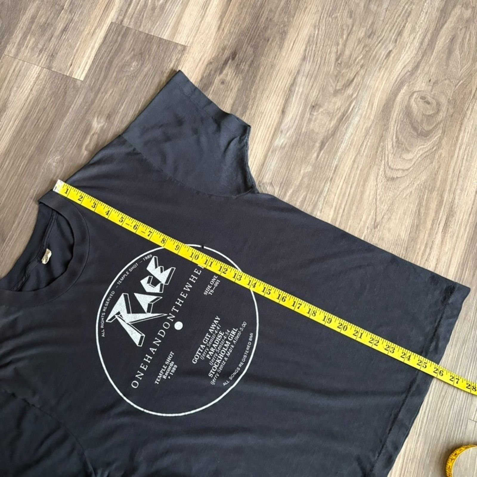 Vintage Vintage Paper Thin Burnout T-Shirt Men's Size L Black THIN Size US L / EU 52-54 / 3 - 5 Thumbnail