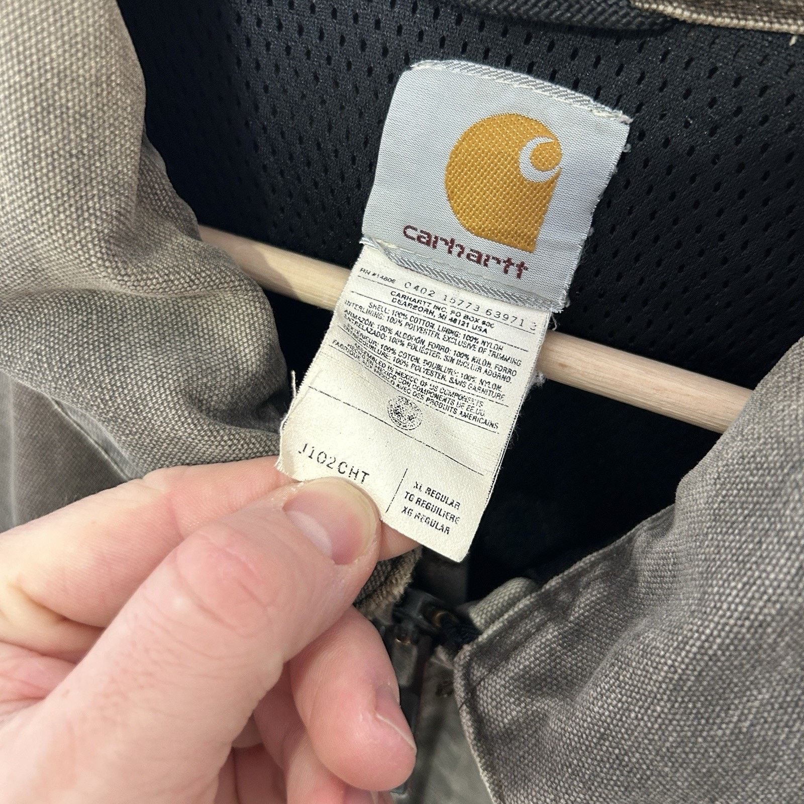 Carhartt Vintage Carhartt Mesh-Lined Santa Fe Jacket “Chesutnut” J102 Size US XL / EU 56 / 4 - 11 Thumbnail