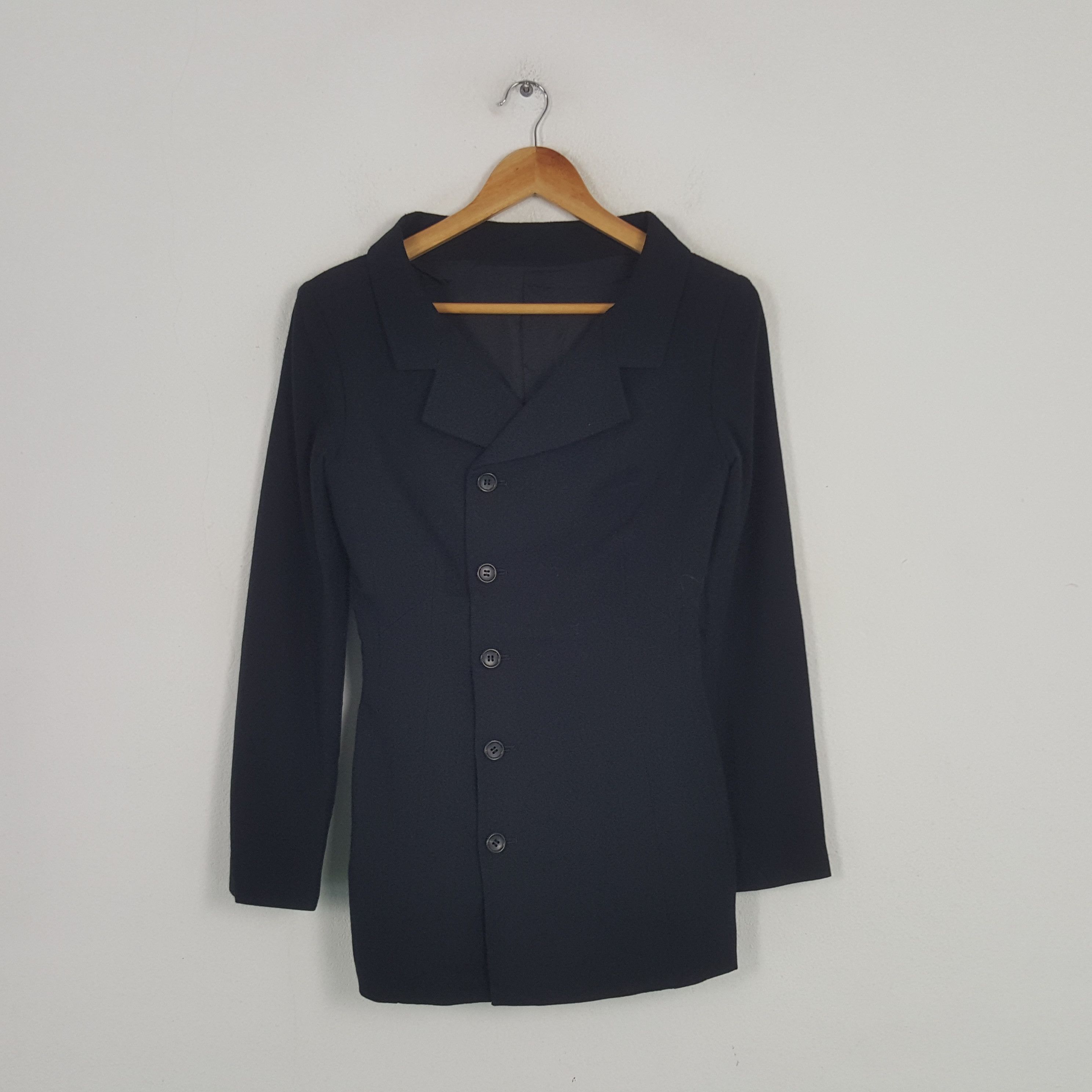 Japanese Brand × Vintage × Yohji Yamamoto Vintage Yohji Yamamoto Japanese Designer Blazer Jacket Size 34R - 1 Thumbnail
