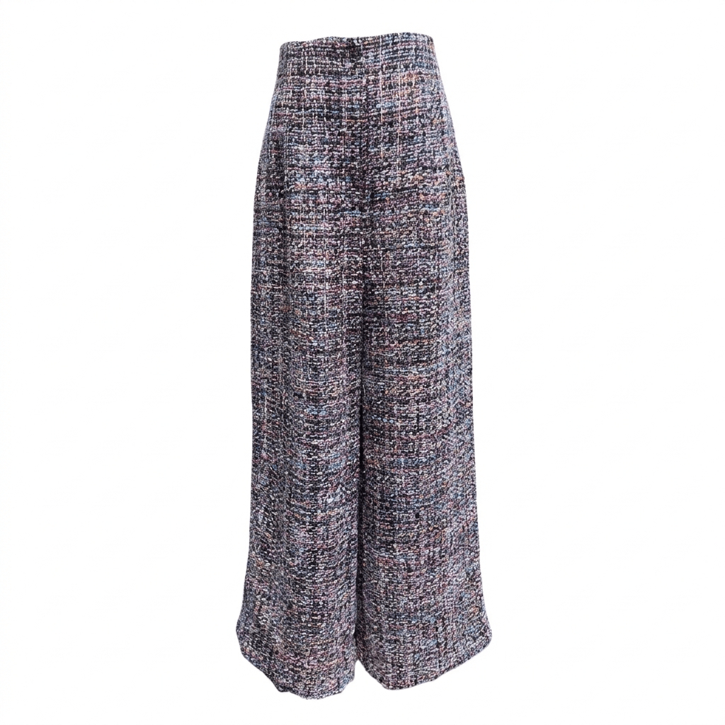 Chanel Chanel Wide-Leg Tweed Pants Size 27" / US 4 / IT 40 - 1 Thumbnail