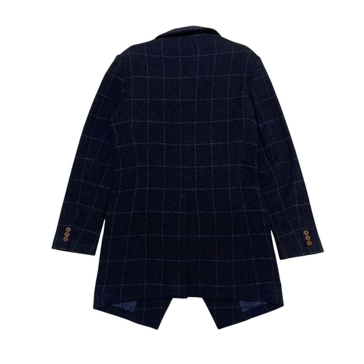 Vivienne Westwood 🔥Vivienne Westwood Man Plaids Mint Collar Wool Coat Size US S / EU 44-46 / 1 - 3 Thumbnail