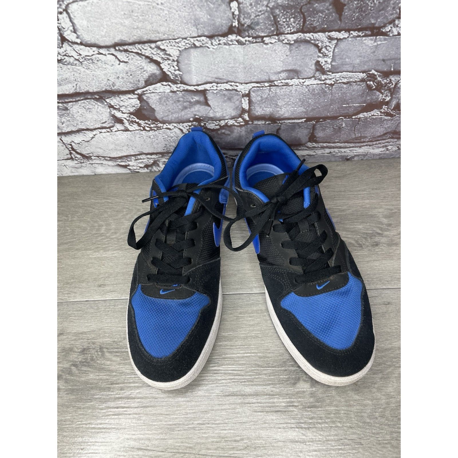 Nike Nike Alleyoop SB Royal Blue Black Synthetic Skate Shoes Men’ Size US 10.5 / EU 43-44 - 4 Thumbnail