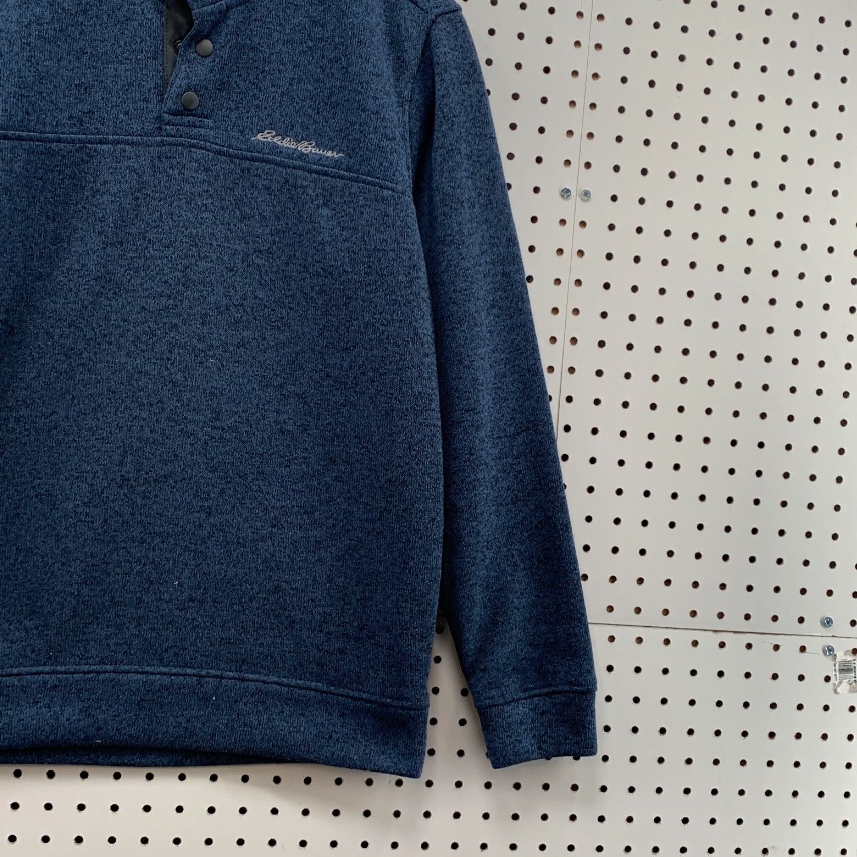 Eddie Bauer VINTAGE Eddie Bauer Pullover Sweater Mock Neck Blue Mens Medium 1/4 Snap Knit 90s Size US M / EU 48-50 / 2 - 5 Thumbnail