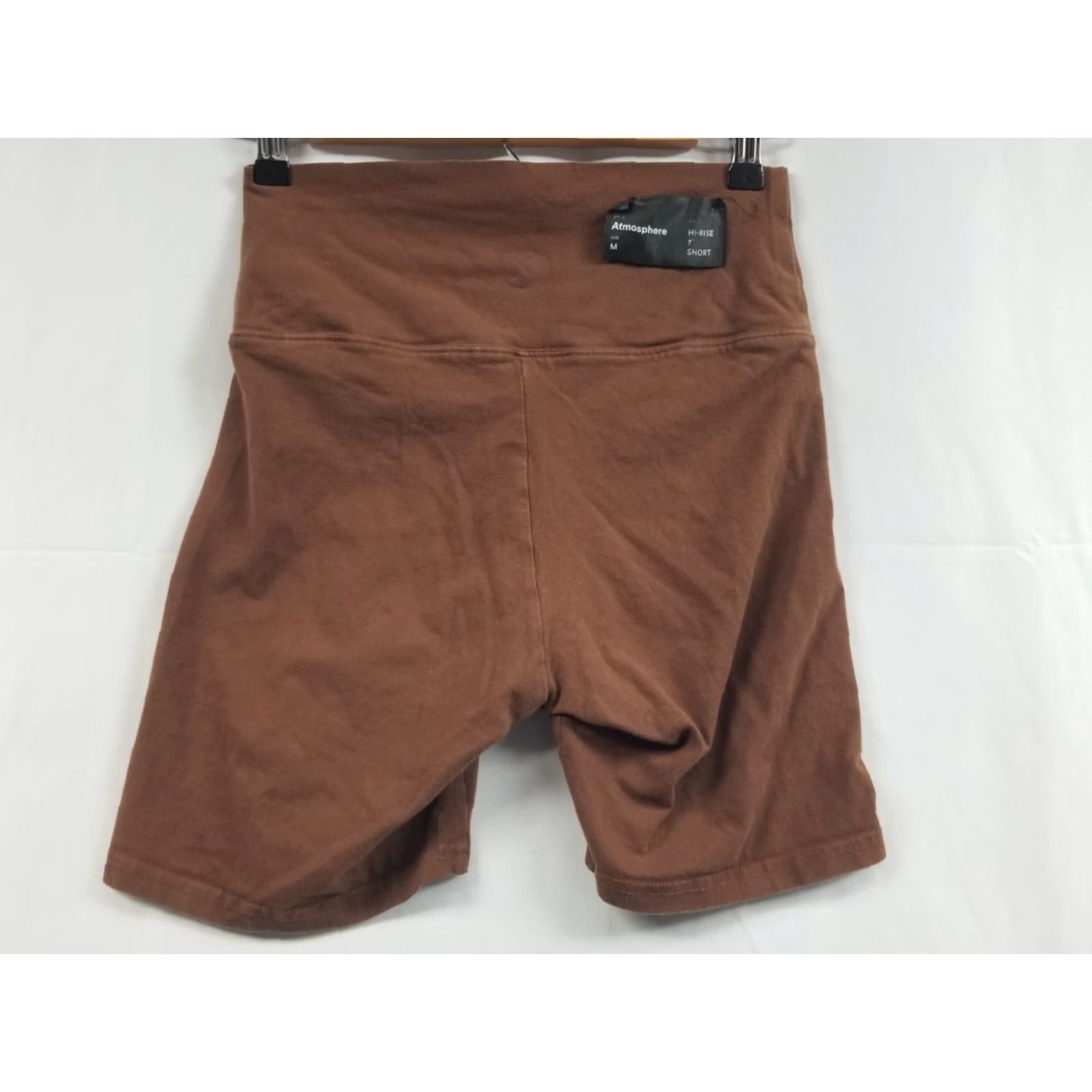 TNA Tna TnAction Women's Shorts Atmosphere Hi-Rise 7" Brown Medium Nylon Spandex Flat Front Pull On 7" Inseam High Rise Compression Regular Size M Size 32" / US 10 / IT 46 - 2 Thumbnail