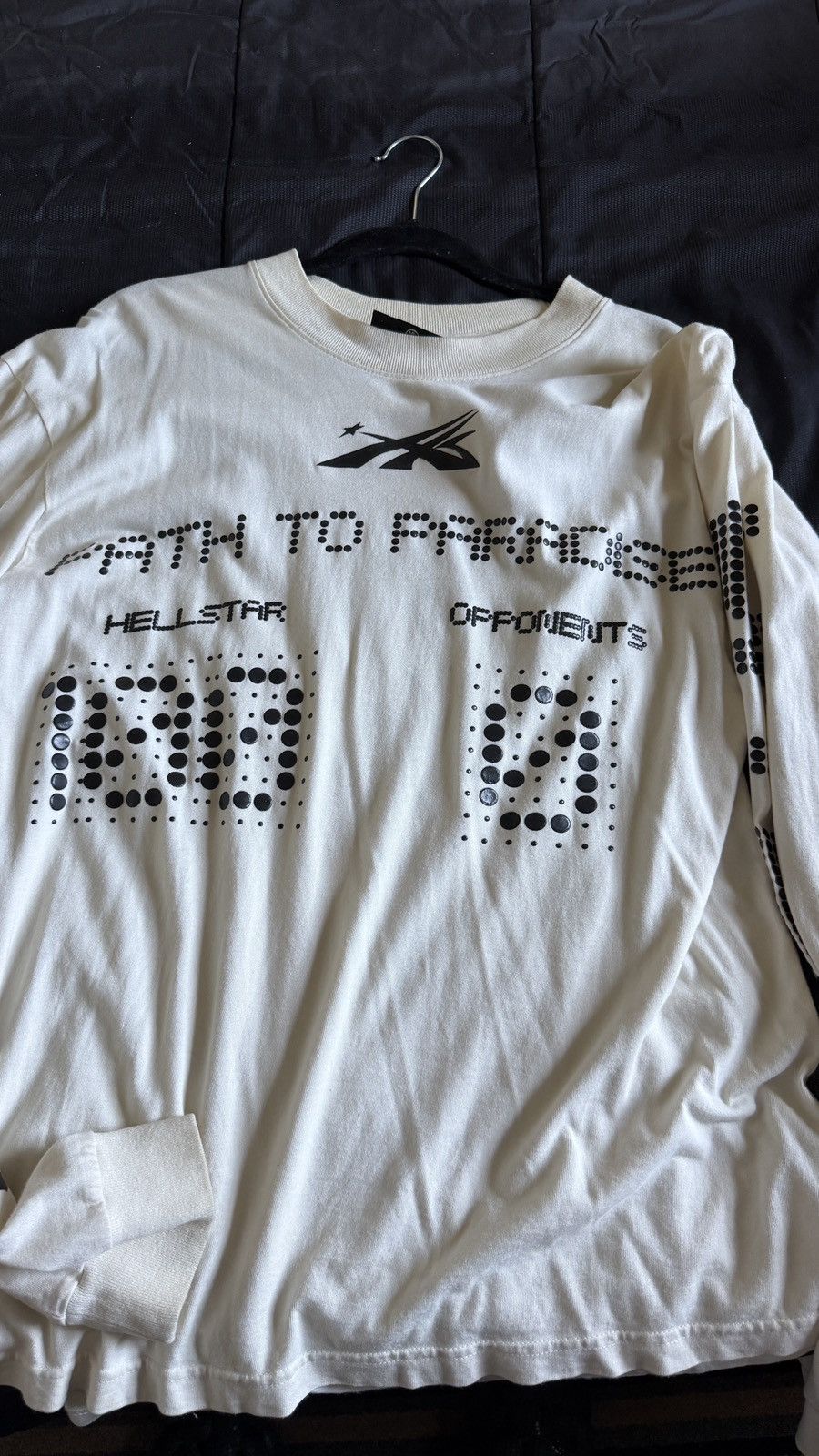 HELLSTAR Hellstar Scoreboard Long-Sleeve T-Shirt 'White' Size US M / EU 48-50 / 2 - 1 Thumbnail