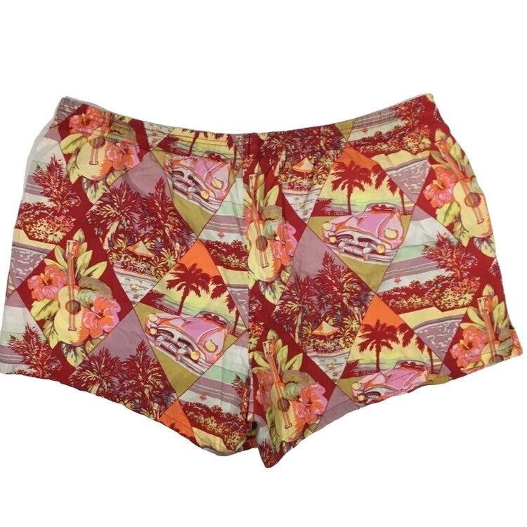 Other Vtg Gottex Pastel Tropical Island 1952 Chevy Bel Air Shorts Size US 42 / EU 58 - 1 Thumbnail