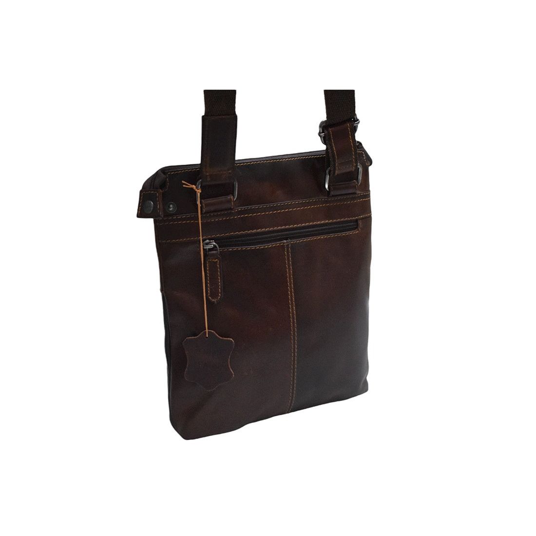 Handmade New Brown Leather Messenger Bag Size ONE SIZE - 3 Thumbnail
