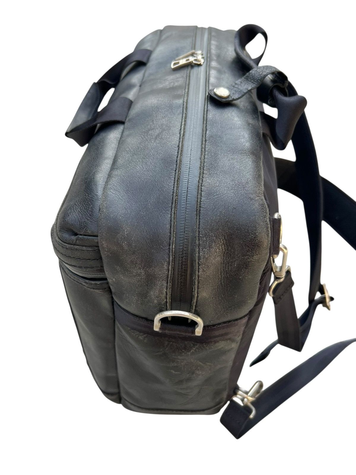 MasterPiece Patina Scratches Leather Backpack 3 Way Bag By Masterpiece Size ONE SIZE - 12 Thumbnail
