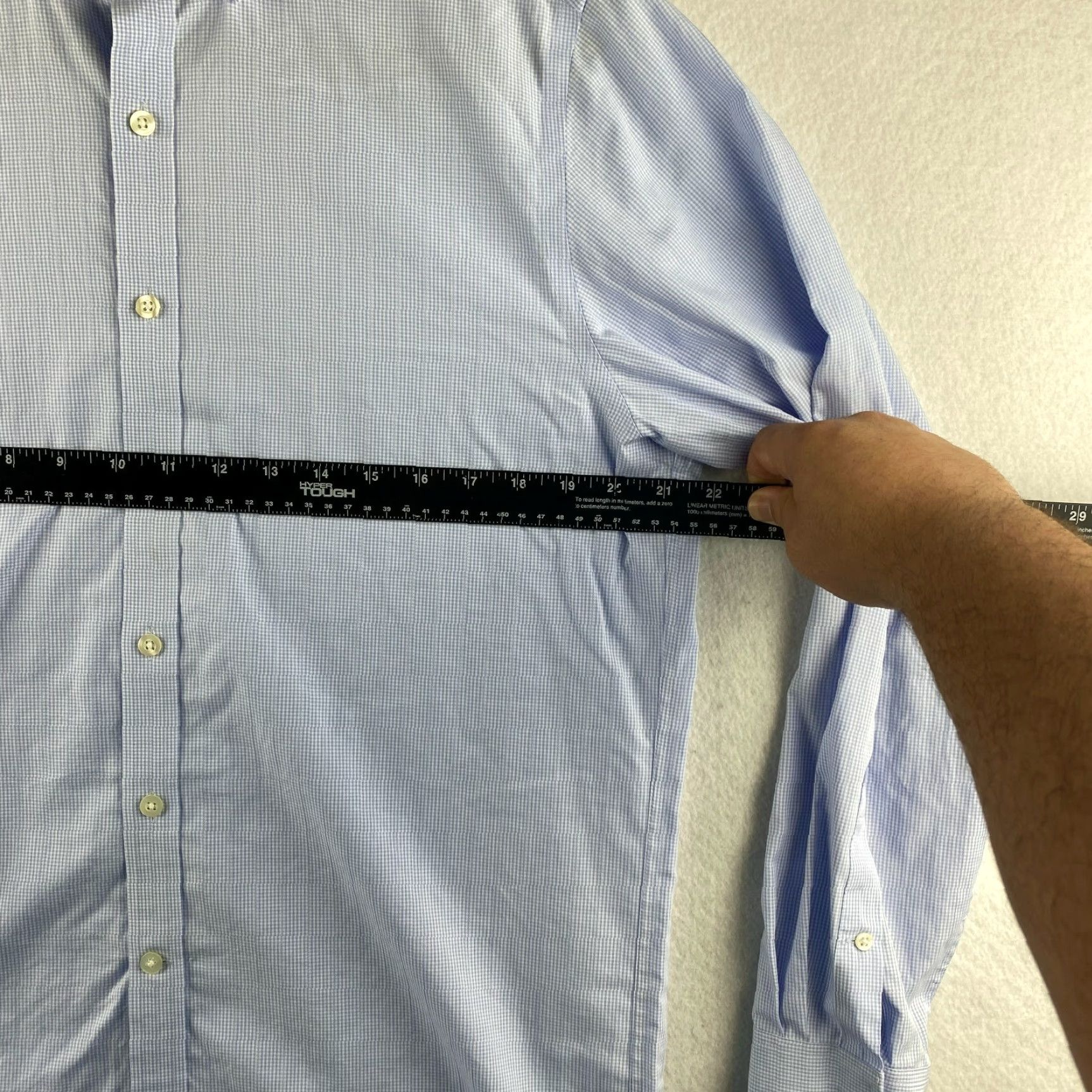 Michael Kors Michael Kors Button-Down Shirt Mens 15 1/2 34/35 Blue Check Long Sleeve Non-Iron Shirt Mens Blue Check 15 1/2 34/35 Casual Business Modern Size US S / EU 44-46 / 1 - 5 Thumbnail