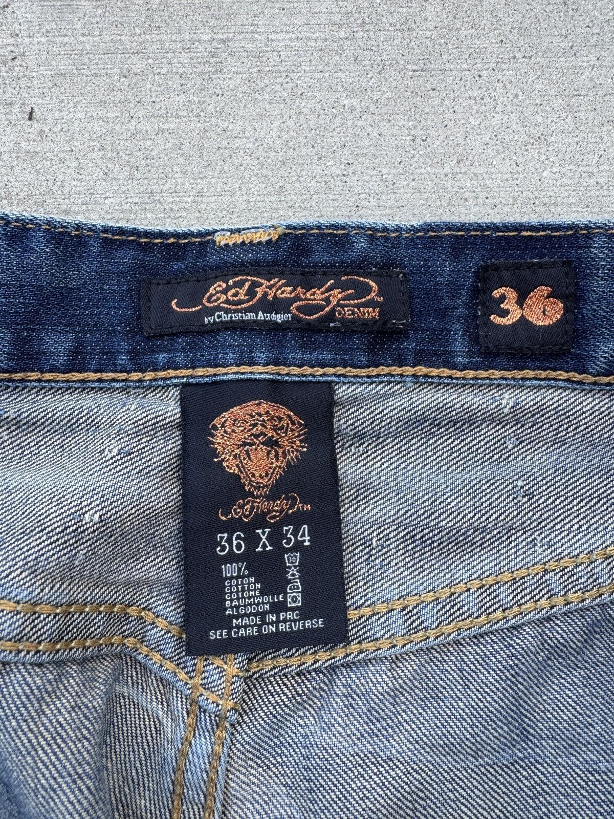 Ed Hardy Ed hardy painted jeans Size US 36 / EU 52 - 4 Thumbnail