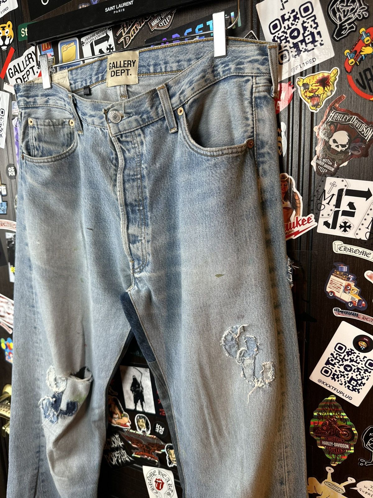 Gallery Dept. 2021 Gallery Dept 1/1 14 Patches Jeans Size US 33 - 6 Thumbnail