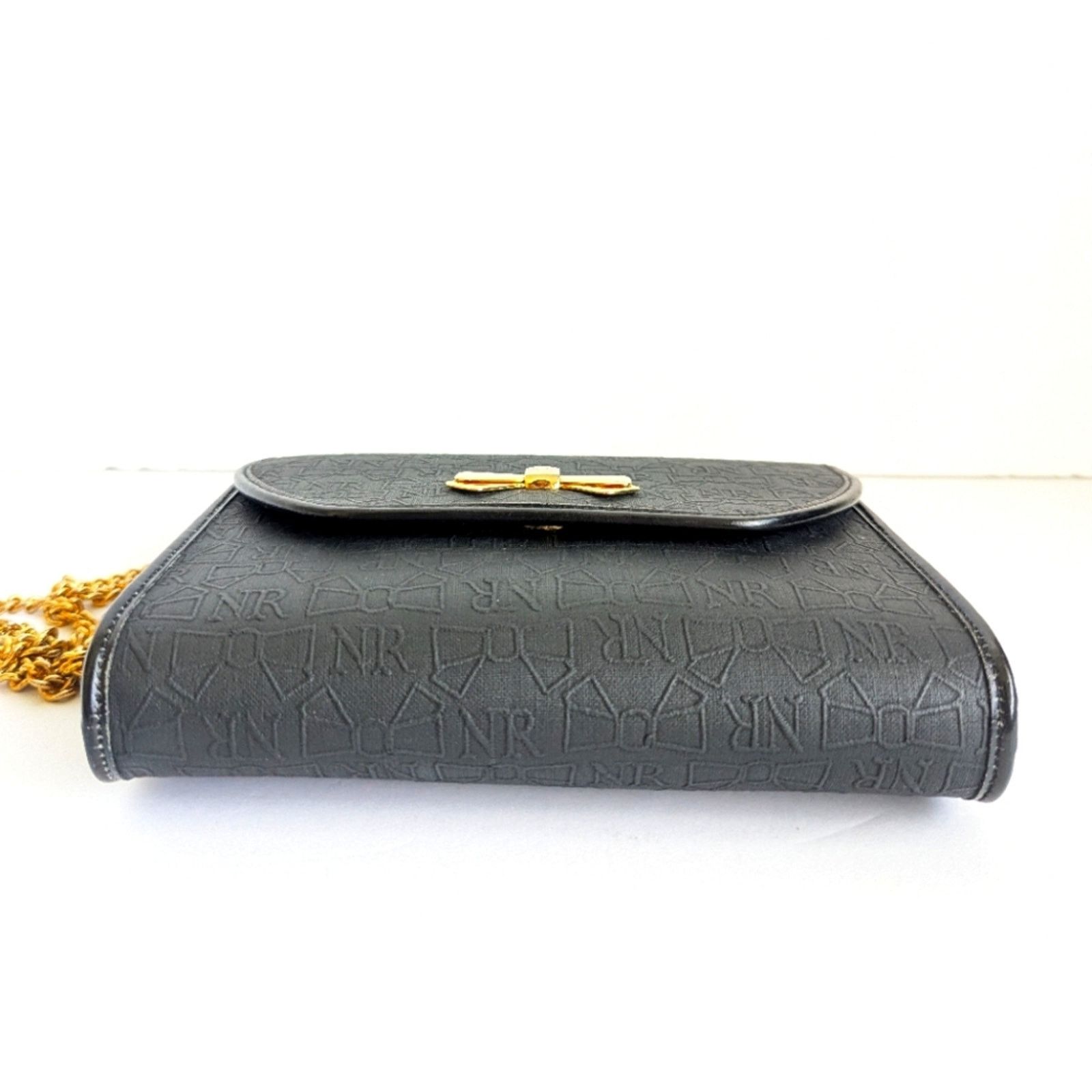 Nina Ricci Nina Ricci Front Flap 90's Vintage Chain Shoulder Bag Size ONE SIZE - 8 Thumbnail
