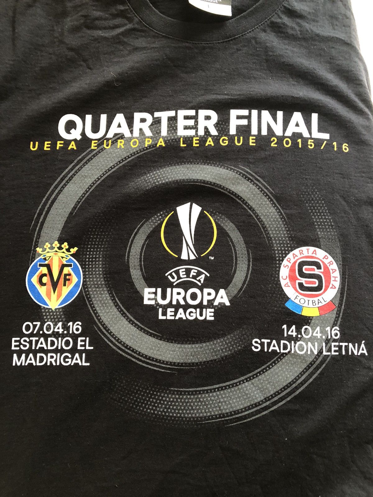 UEFA × Vintage RARE UEFA CHAMPIONS LEAGUE VILLAREAL SPARTA SOCCER SHIRT Size US M / EU 48-50 / 2 - 2 Thumbnail