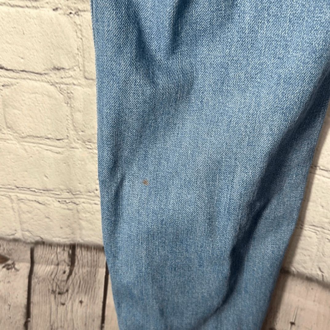 Everlane Everlane Jeans Women Size 28 Light Wash Cotton Ankle Wide-Leg Blue SPOT - 28 Size 28" / US 6 / IT 42 - 6 Thumbnail