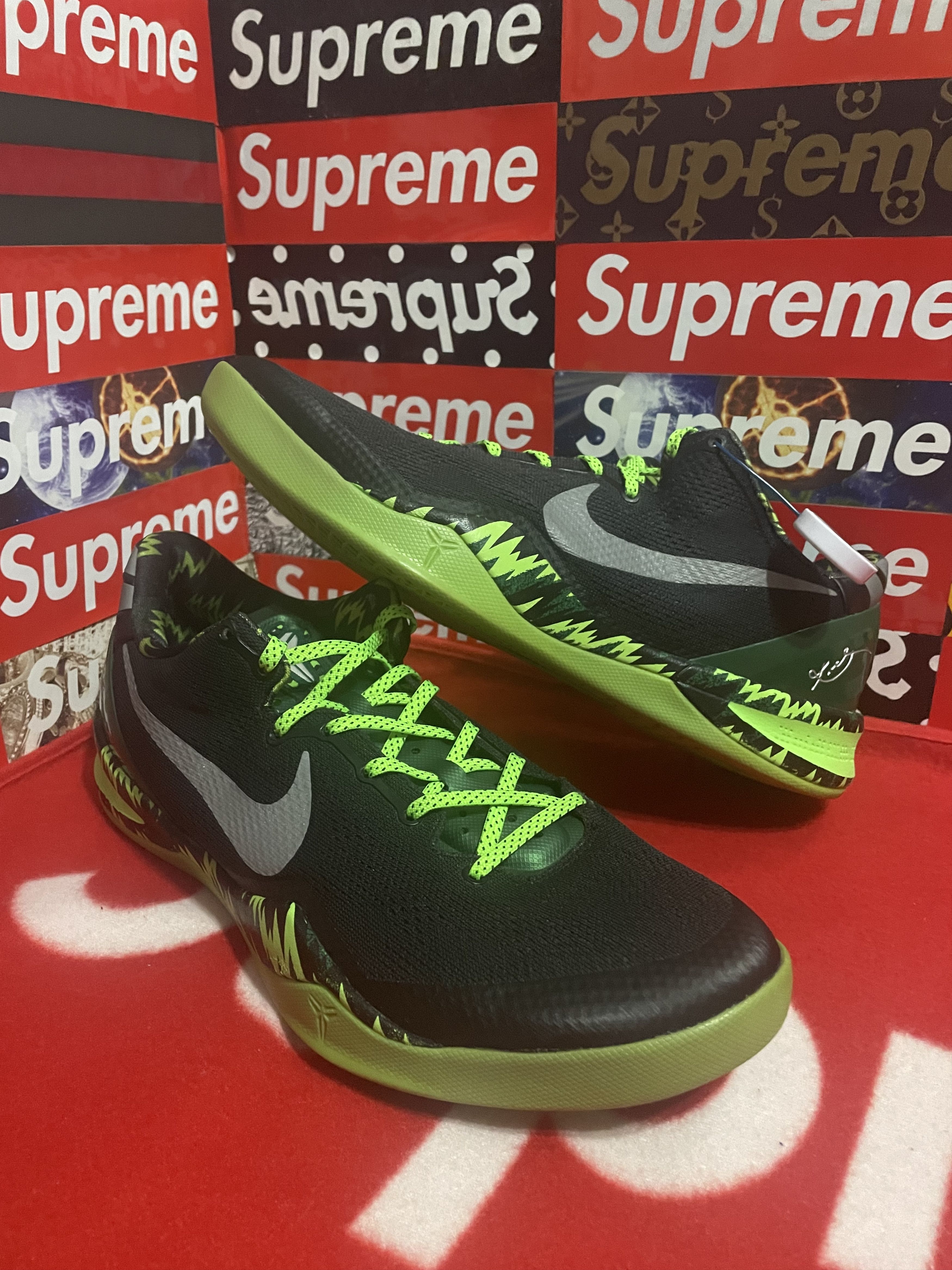 image of Nike Kobe 8 ‘Phillipines Pack George Green’ Size 12 Shoes in Black, Men's