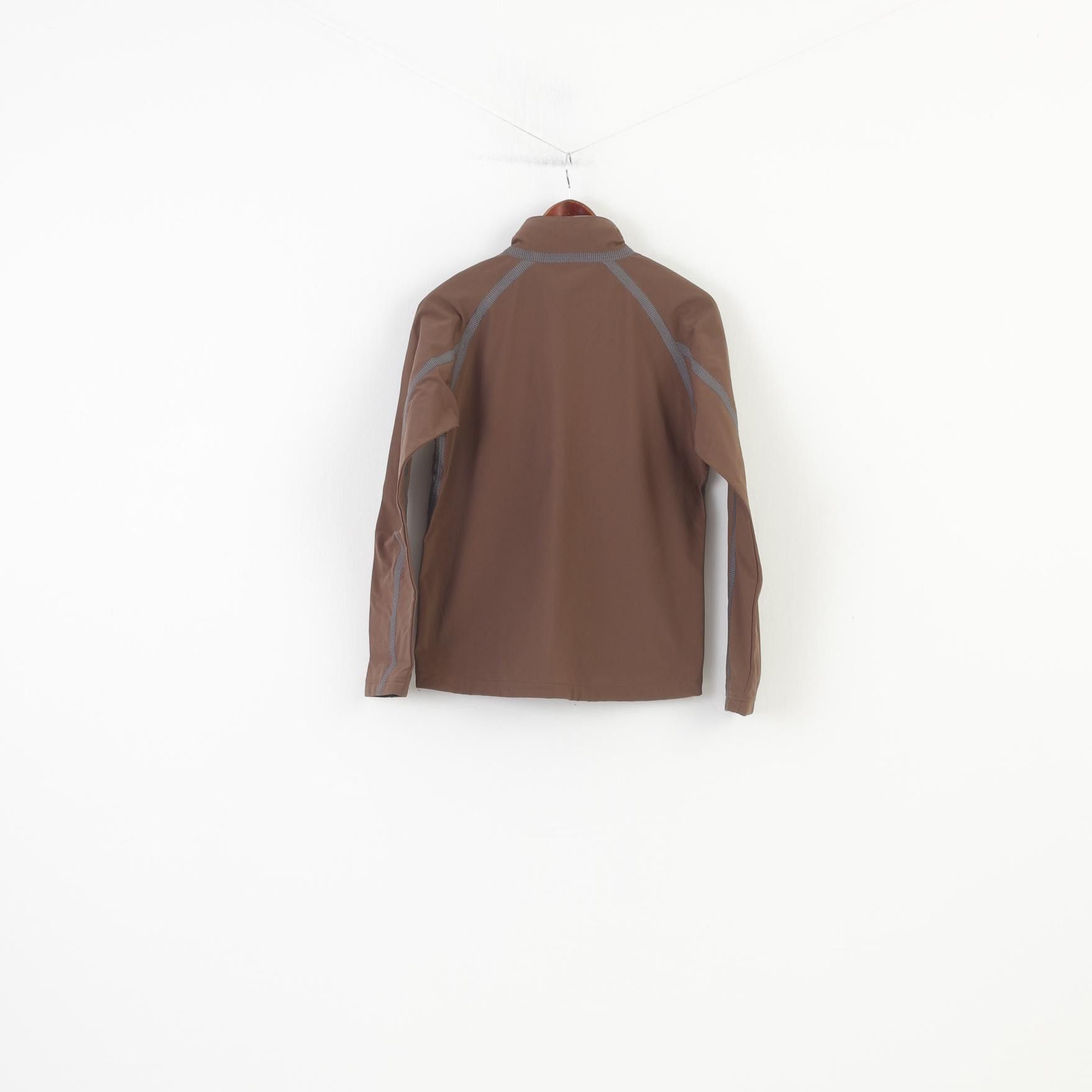 Vintage F.LLI Campagnolo Women M Jacket Brown Windstopper 4171 Size M / US 6-8 / IT 42-44 - 7 Thumbnail