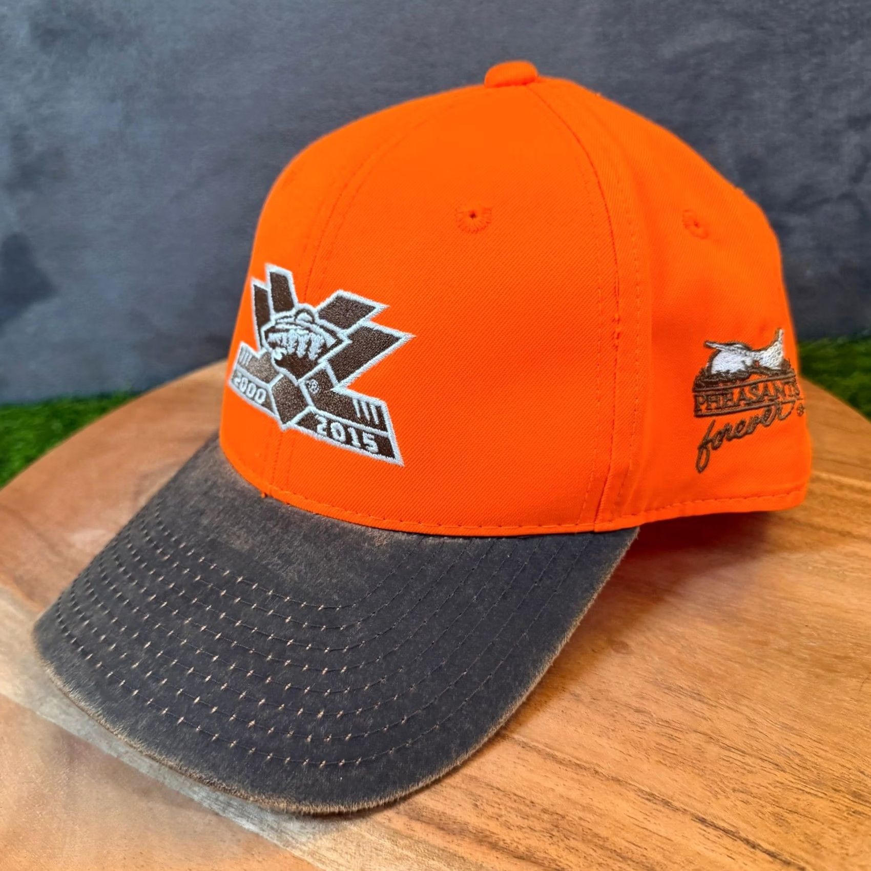 Forever 21 Gander Mountain Hat Cap Mens One Size Orange Limited Edition Pheasants Forever 2000-2015 Anniversary Baseball Cap Adjustable Twill Embroidery Size ONE SIZE - 2 Thumbnail
