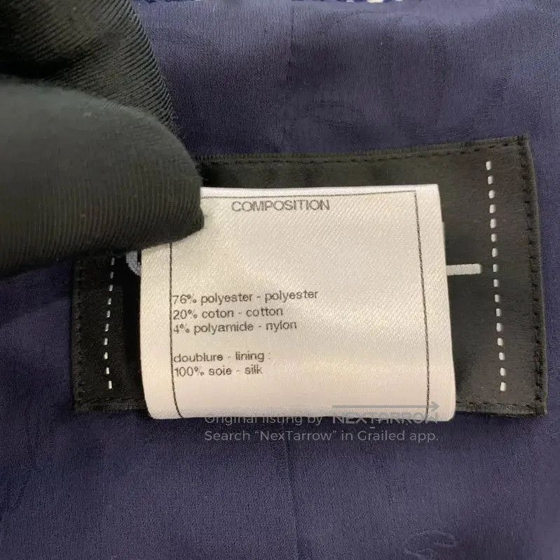 Chanel Chanel Blue Wool Women's Jacket . Size XS / US 0-2 / IT 36-38 - 6 Thumbnail