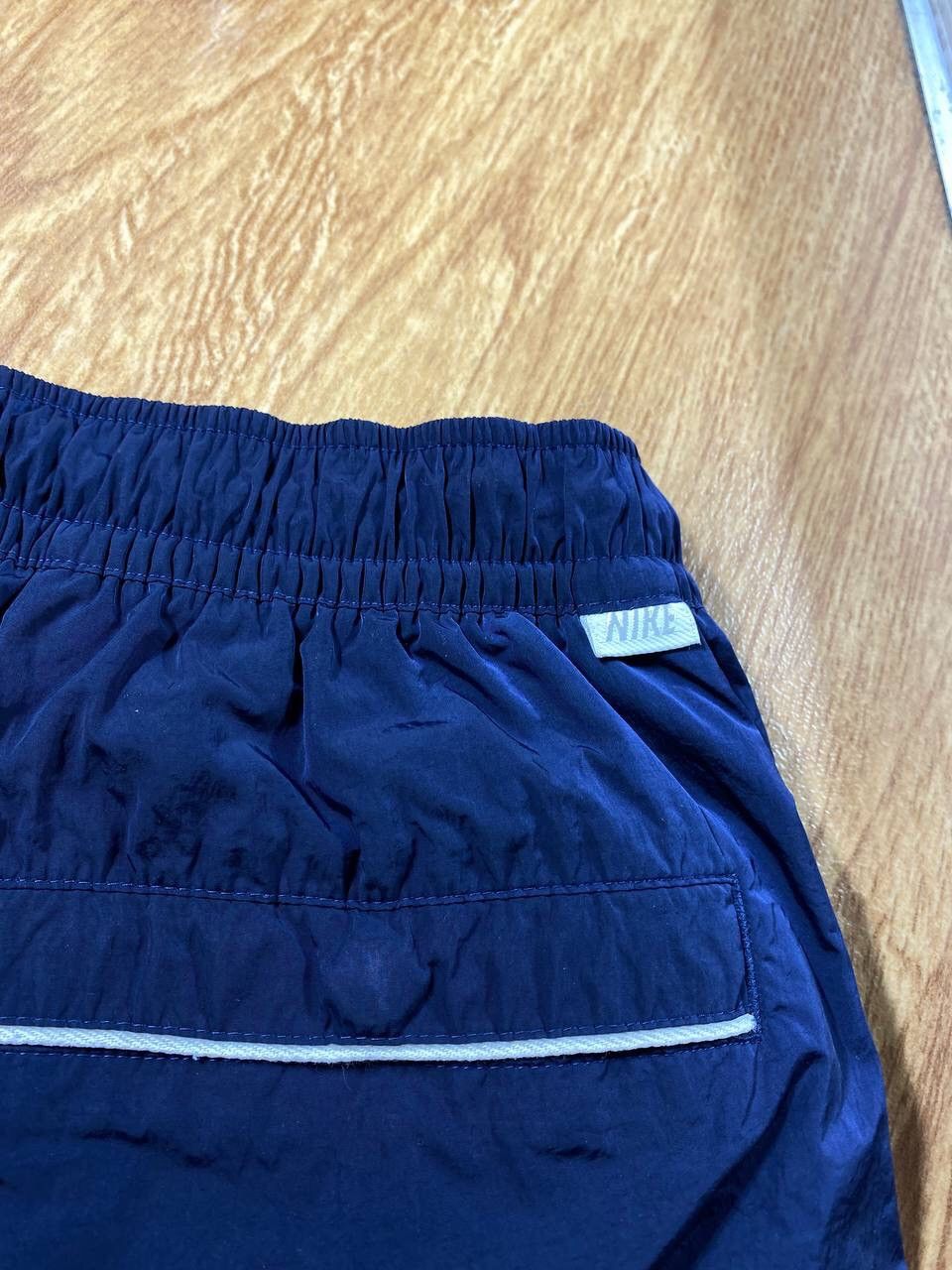 Nike × Vintage 90's NIKE SWOOSH LOGO Y2K RARE RETRO SHORTS Size US 30 / EU 46 - 11 Thumbnail